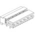 0917911506 Molex HDR Connector RCP 3 POS 5mm IDT RA Cable Mount, Tray