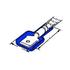 Molex. Quick Disconnect Terminal 14-16AWG Copper Blue M 24.38mm Zinc Chromate Avikrimp™ Bag - 0190010006