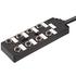 1202480022 Molex MPIS Micro-Change (M12) Passive Junction Box, Top Mount, 8 Ports, LED for PNP Sensor, WSOR Cable, 5.0m Length