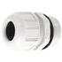 0936000339 Molex GWconnect® Plastic Gable Gland, with Gasket, M12x1.5 Thread, Light Grey RAL 7035 7000.7821.2