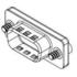 Molex. Connector Accessories Dust Cap Straight Zinc Die Cast Nickel Bag 1731120062