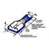 Molex. Quick Disconnect Terminal 14-16AWG Brass Blue F 23.7mm Tin InsulKrimp™ T/R - 0190030049