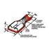 Molex. Quick Disconnect Terminal 18-22AWG Brass Red F 21.84mm Electro Tin InsulKrimp™ Bag - 0190030001