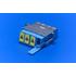 1061230650 Molex Conn LC Quad Adapter Single Mode/Multimode F/F ST Panel Mount
