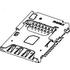 1041681620 Molex Conn Micro SD/Micro SIM Combo Connector M 8 POS 1.1mm Solder RA SMD microSD™ 0.5A/Contact T/R
