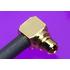 0734150950 Molex Conn MMCX PL 50Ohm RA Cable Mount Gold Over Nickel Bag