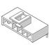 1053132104 Molex Conn Wire to Board HDR 4 POS 2.5mm Solder RA Side Entry Thru-Hole Tray