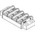 0387800308 Molex Conn Barrier Strip 16 POS 11.11mm Panel Mount 15A