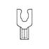 Molex. Snap Spade Tongue Terminal 18-22AWG Copper 14.8mm Tin Krimptite™ Bag - 0190980017