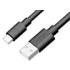0687680398 Molex USB Shielded I/O Cable Assembly, USB 2.0, Type A Male-to-Micro-USB B Male, 1.0m Length, Black