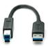 0687890004 Molex Cable Assembly USB 1m USB 3.0 Type A to USB Type B 9 to 9 POS M-M