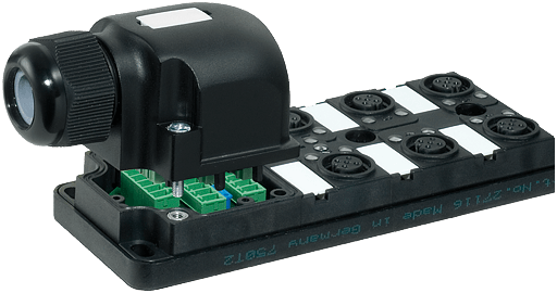 Murrelektronik. MVP12, 6XM12, 4POLE, PLUG. CAP SCT. Plug. cap, field-wireable via screw terminals - 27777