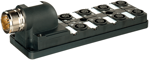 Murrelektronik. MVP12, 8XM12, 5POLE, M23 19POL. CON. Connector exit 90° - 27785