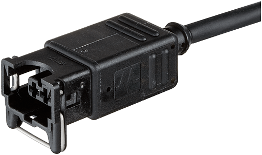 Murrelektronik. Junior Timer valve straight LED+VDR with cable PVC-OB 2x0,75 black 15m - 7000-70061-7521500
