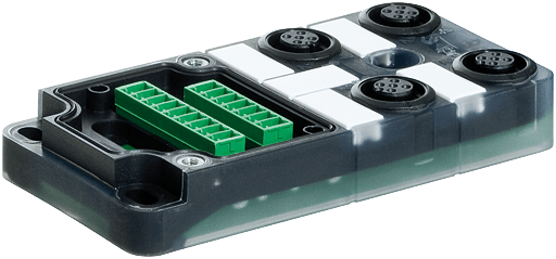 Murrelektronik. EXACT12, 4XM12, 5-POLE, BASIC HOUSING Without homerun-cable - 8000-84500-0000000