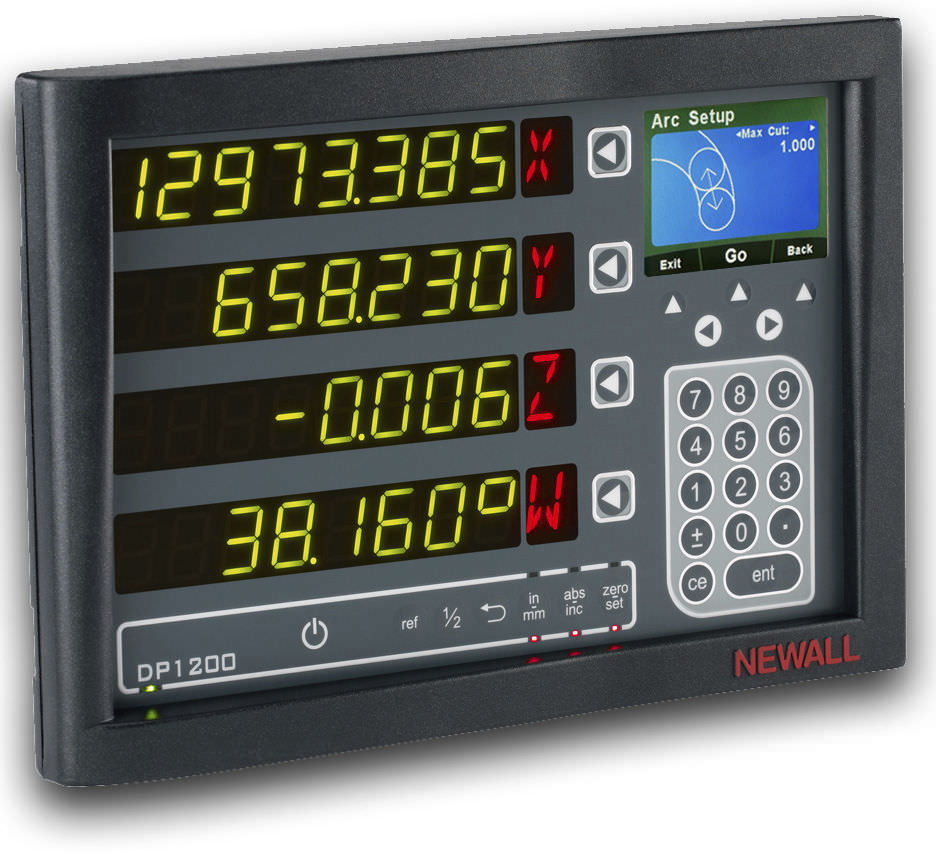 Индикатор положения цифровой встраиваемый 2 - 4 axes | DP1200  NEWALL