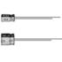 Nichicon. Cap Aluminum Lytic 100uF 16V 20% (8 X 7mm) Radial 3.5mm 200mA 1000h 105C Ammo - USF1C101MDD1TD