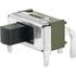 NKK Switches. Switch Slide ON None ON SPDT Side Slide 6A 250VAC 100000Cycles PC Pins Bracket Mount/Through Hole - MS12ASW30