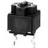 EVQP0D07K Panasonic Switch Tactile N.O. SPST Button PC Pins 0.05A 30VDC 1.3N Thru-Hole Bulk