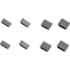Panasonic. Cap Film 0.0022uF 100V PEN 5% (3.2 X 1.6 X 1.1mm) Stacked 105C T/R - ECWU1222JX5