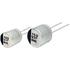 Panasonic. Cap Aluminum Polymer Hybrid 100uF 50VDC 20% (10 X 9.5mm) 5mm 0.028 Ohm 900mA 1000h 150C Automotive - EEHAZF1H101