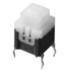 ESE20C343 Panasonic Switch Push Button OFF (ON) SPST Square Plunger 0.1A 14VDC Momentary Contact Thru-Hole PC Pins Automotive Bulk
