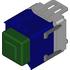 ESE20D323 Panasonic Switch Push Button N.O. SPST Square Button 0.1A 14VDC Momentary Contact PC Pins Thru-Hole Bulk
