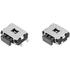 EVQPUA02K Panasonic Switch Tactile N.O. SPST Rectangular Button Gull Wing 0.05A 12VDC 2.2N SMD T/R