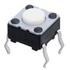 EVQPAG09K Panasonic Switch Tactile N.O. SPST Round Button PC Pins 0.02A 15VDC 2.6N Thru-Hole Bulk