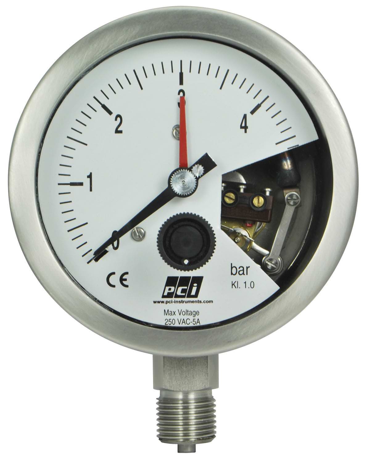 Однополярный микропереключатель для манометра для термометра TP300 + ZH PCI Instruments Ltd