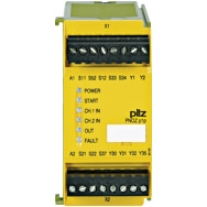 Список изделий: Реле безопасности PNOZpower. Аварийная остановка, калитки безопасности, световые барьеры