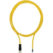 Pilz. Принадлежности для устройств с фоторелейными барьерами PSENopt - PSEN op cable axial M12 4-p. shield.  5m - 630304