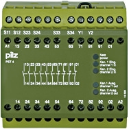 Pilz. Реле безопасности PNOZ X – E-STOP, защитная дверь, световая решетка - PST 4 110 V AC 6N/O 4N/C - 720308