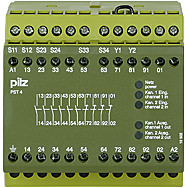 Pilz. Реле безопасности PNOZ X – E-STOP, защитная дверь, световая решетка - PST 4 230 V AC 6N/O 4N/C - 720309
