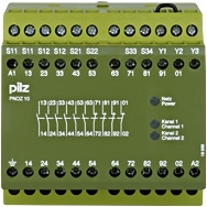 Pilz. Реле безопасности PNOZ X – E-STOP, защитная дверь, световая решетка - PNOZ 10 110-120VAC 6n/o 4n/c - 774003