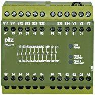 Pilz. Реле безопасности PNOZ X – E-STOP, защитная дверь, световая решетка - PNOZ 10 230-240VAC 6n/o 4n/c - 774006