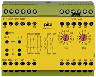 Pilz. Реле безопасности PNOZ X – E-STOP, защитная дверь, световая решетка - PNOZ 2VJ 24VDC 3n/o 1n/c 2n/o t - 774012