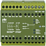 Pilz. Реле безопасности PNOZ X – E-STOP, защитная дверь, световая решетка - PNOZ 15 24VDC 3n/o 1n/o 1n/c - 774050