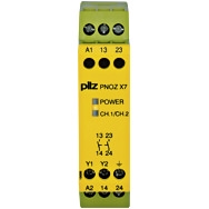 Pilz. Реле безопасности PNOZ X – E-STOP, защитная дверь, световая решетка - PNOZ X7 110VAC 2n/o - 774053