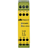 Pilz. Реле безопасности PNOZ X – E-STOP, защитная дверь, световая решетка - PNOZ X7 120VAC 2n/o - 774055