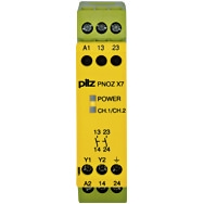 Pilz. Реле безопасности PNOZ X – E-STOP, защитная дверь, световая решетка - PNOZ X7 230VAC 2n/o - 774056