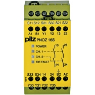Pilz. Реле безопасности PNOZX – Сенсорные коврики - PNOZ 16S 24VAC 24VDC 2n/o 2so - 774070