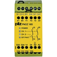 Pilz. Реле безопасности PNOZX – Сенсорные коврики - PNOZ 16S 110VAC 24VDC 2n/o 2so - 774073