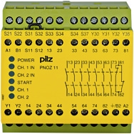 Pilz. Реле безопасности PNOZ X – E-STOP, защитная дверь, световая решетка - PNOZ 11 24VAC 24VDC 7n/o 1n/c - 774080