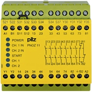 Pilz. Реле безопасности PNOZ X – E-STOP, защитная дверь, световая решетка - PNOZ 11 110-120VAC 24VDC 7n/o 1n/c - 774085