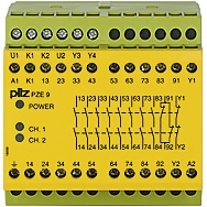 Pilz. Реле безопасности PNOZ X – Расширение контактов - PZE 9 48VAC 8n/o 1n/c - 774142