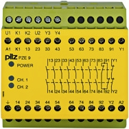 Pilz. Реле безопасности PNOZ X – Расширение контактов - PZE 9 110-120VAC 8n/o 1n/c - 774143