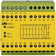 Pilz. Реле безопасности PNOZ X – Расширение контактов - PZE 9 24VDC 8n/o 1n/c - 774150