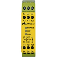 Pilz. Реле безопасности PNOZ X – E-STOP, защитная дверь, световая решетка - PNOZ X1 24VAC/DC 3n/o 1n/c - 774300