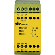 Pilz. Реле безопасности PNOZ X – E-STOP, защитная дверь, световая решетка - PNOZ X2C 24VAC/DC 2n/o - 774304